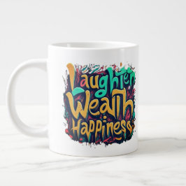 Lachen Wohlbefinden Jumbo-Tasse