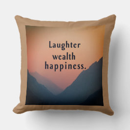 Lachen Wohlbefinden Kissen