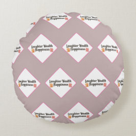 Lachen Wohlbefinden Rundes Kissen