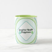 Lachen Wohlbefinden Tasse (Zentrum)