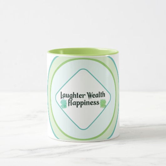 Lachen Wohlbefinden Tasse (Zentrum)