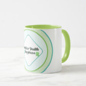 Lachen Wohlbefinden Tasse (VorderseiteRechts)