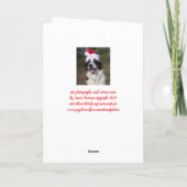 "Lachend den ganzen Weg.." Karte (Rückseite)