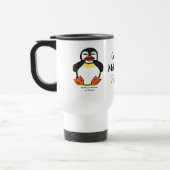 Lachend Pinguin-Kaffee, MeWarriorFrau auf Twitch Reisebecher (Links)