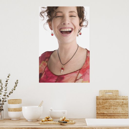 lachend poster (Küche)