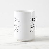 Lachend Schlafender Becher Kaffeetasse (Mittel)