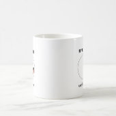 Lachend Strichmännchen Head Kaffeetasse (Mittel)