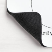 Lachend Strichmännchen Head Mousepad (Ecke)