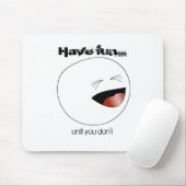 Lachend Strichmännchen Head Mousepad (Mit Mouse)