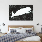 Lachend Weißwal gewickelt Leinwand (Insitu (Schlafzimmer))