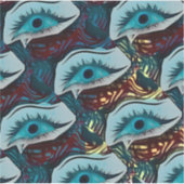 lachende Augen Aufkleber (Vorderseite)