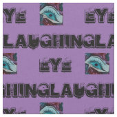 Lachende Augenfarbe LILA Stoff (Nahaufnahme)