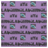 Lachende Augenfarbe LILA Stoff (Muster)