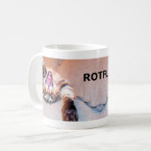 Lachende bengalische Katzen-Tasse Kaffeetasse (Vorderseite Links)