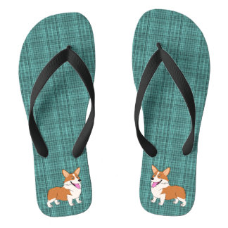 Lachende Corgis Badesandalen