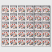 Lachende Elfe Geschenkpapier (Flach)