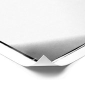 Lachende junge Frau Poster (Ecke)