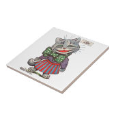 Lachende Katze, Louis Wain Fliese (Seite)