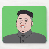 Lachende Kim Jong-UNO Mousepad (Vorne)