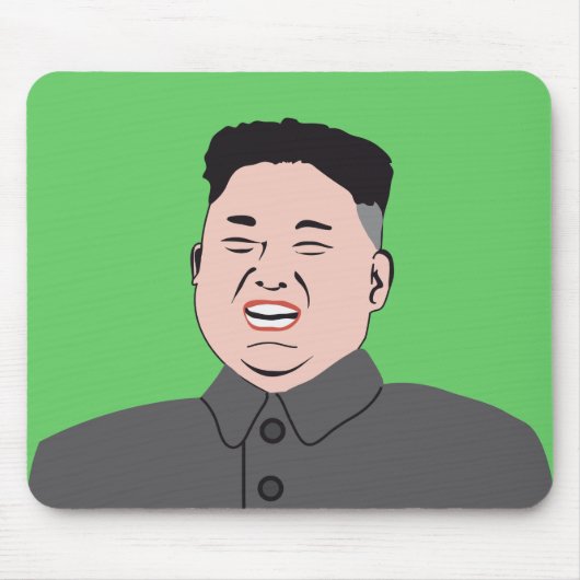 Lachende Kim Jong-UNO Mousepad (Vorne)