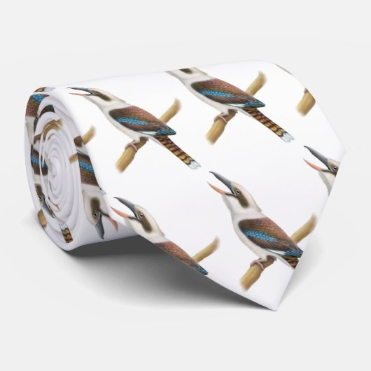 Lachende Kookaburra Krawatte (Gerollt)