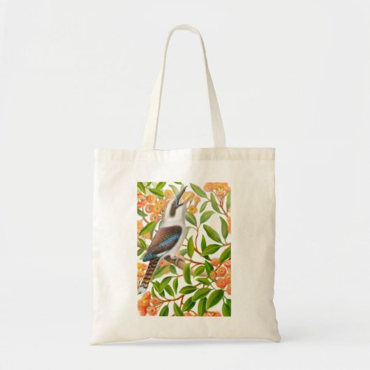 Lachende Kookaburra Taschen-Tasche Tragetasche (Vorne)