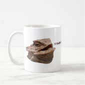 Lachende Leguan-HeHe Eidechse Kaffeetasse (Links)