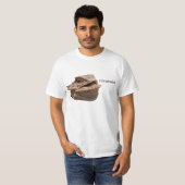 Lachende Leguan-HeHe Eidechse T-Shirt (Vorne ganz)