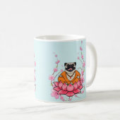 Lachende Mops-Tasse Kaffeetasse (VorderseiteRechts)