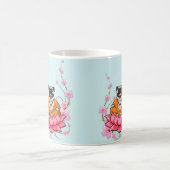 Lachende Mops-Tasse Kaffeetasse (Mittel)