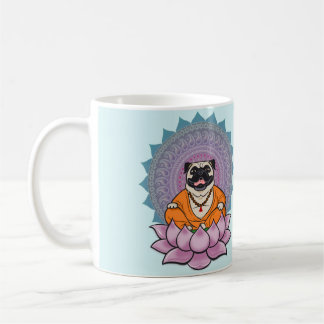 Lachende Mopsmandala-Tasse Kaffeetasse