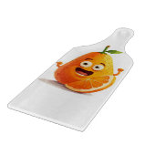 Lachende Orange Schneidebrett (Ecke)