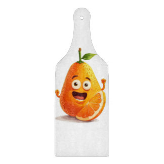 Lachende Orange  Schneidebrett