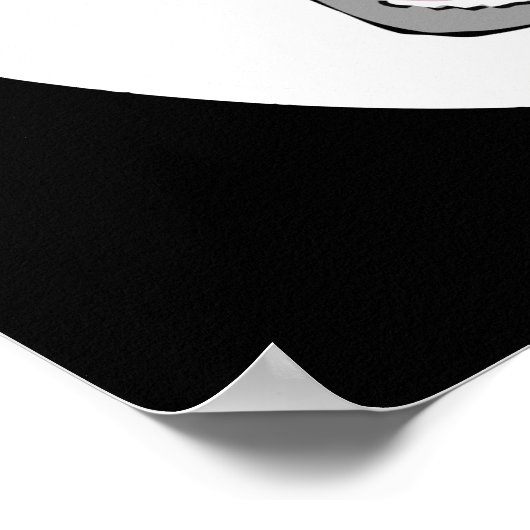 Lachende Pferde Cartoon Poster (Ecke)