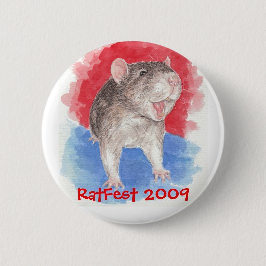 lachende Ratte, Ratfest 2009 Button (Vorderseite)