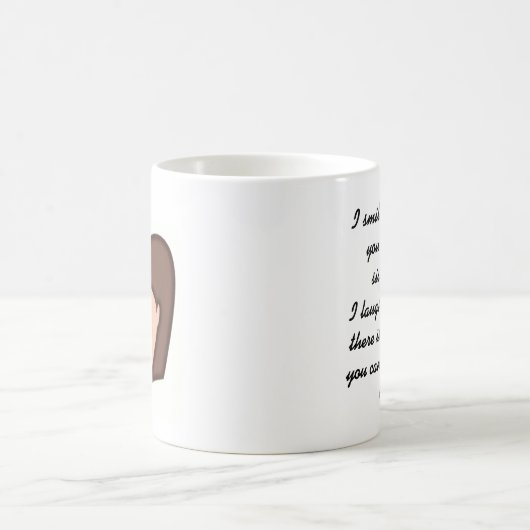 Lachende Schwester Kaffeetasse (Mittel)
