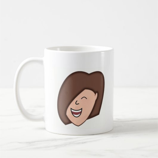 Lachende Schwester Kaffeetasse (Links)