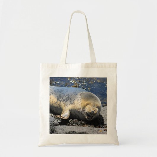 lachende Siegeltasche Tragetasche (Vorne)