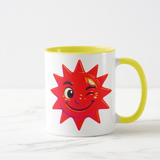 Lachende Sonne Tasse (Rechts)