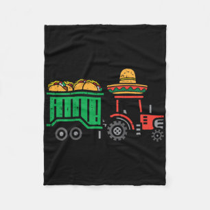 Lachende Traktor-Tacos-Fun-Kinder-Jungen Cinco De Fleecedecke