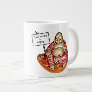 Lachender Buddha Jumbo-Tasse