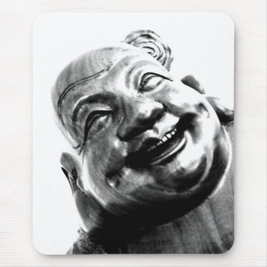 Lachender Buddha Mousepad (Vorne)