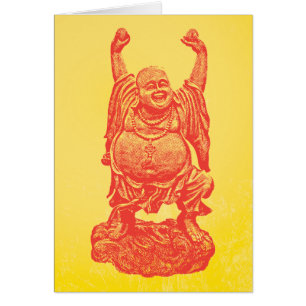 Lachender Buddha (rot)