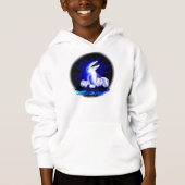 Lachender Delfin Hoodie (Vorderseite)