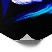 Lachender Delfin Poster (Ecke)