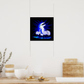 Lachender Delfin Poster (Küche)