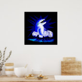 Lachender Delfin Poster (Küche)