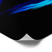 Lachender Delfin Poster (Ecke)