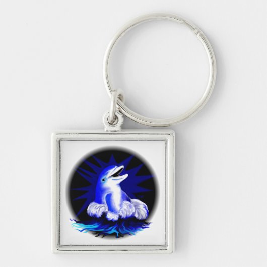 Lachender Delfin Schlüsselanhänger (Vorne)