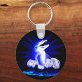 Lachender Delfin Schlüsselanhänger (Vorderseite)